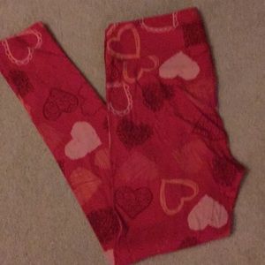 Lularoe TC heart leggings